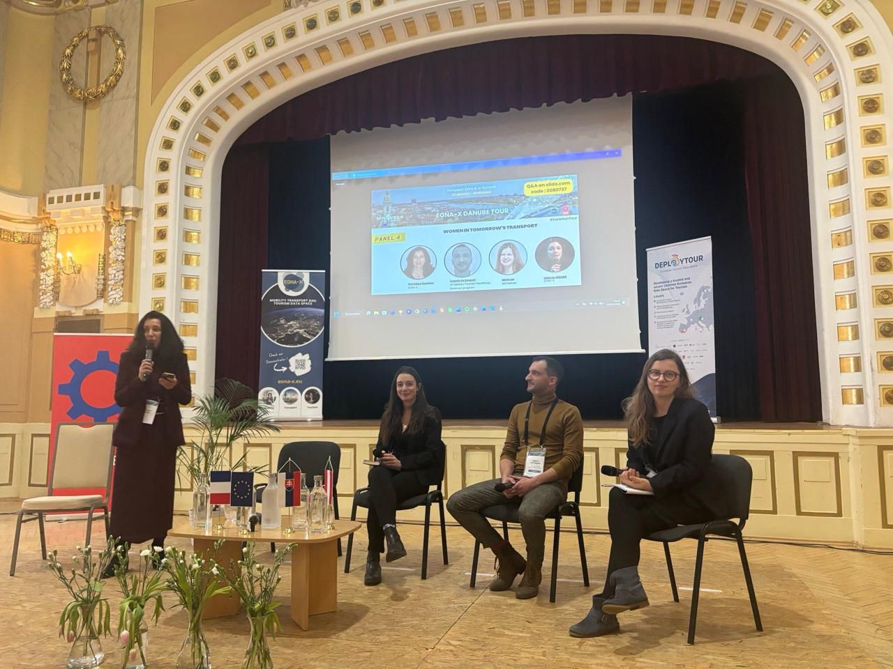 Project presentation at Comenius University in Bratislava